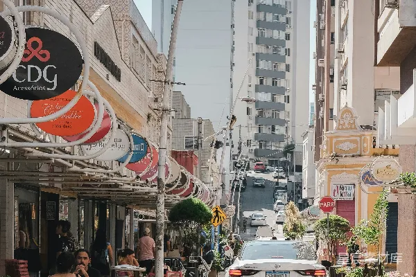 高清摄影 城市街头的悠闲时光