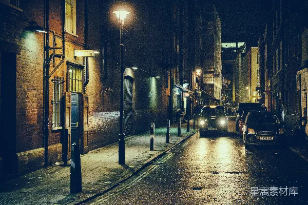 高清摄影 夜晚的伦敦街头