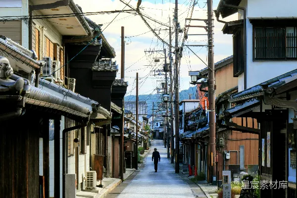 高清摄影 宁静的旧街巷