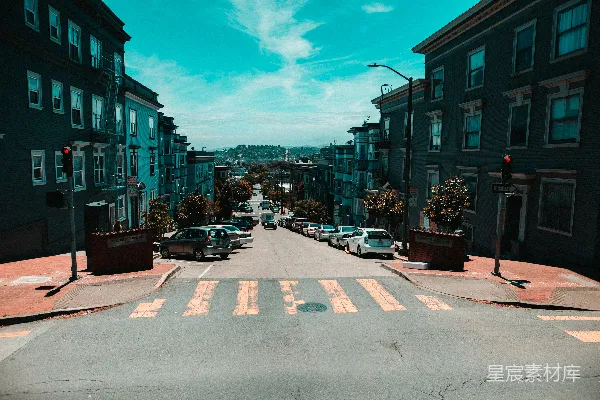 高清摄影 城市街景的宁静视角