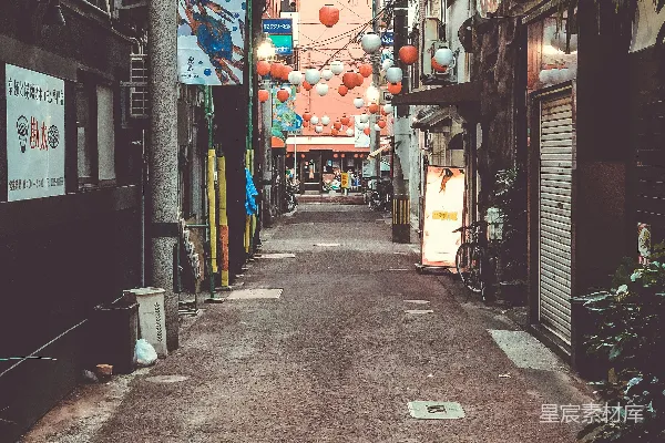 高清摄影 日本巷弄的夜晚