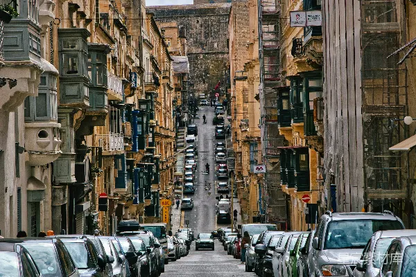 高清摄影 宁静的古城街道