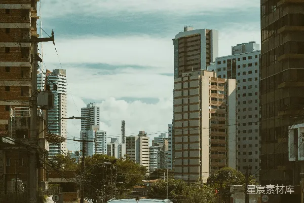 高清摄影 都市中的宁静街道