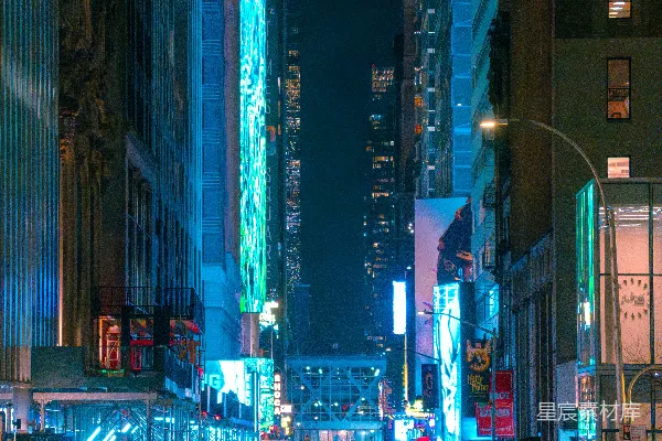 高清摄影 都市夜景：繁忙街道