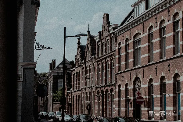 高清摄影 欧洲小镇的宁静街景