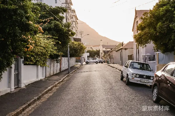 高清摄影 阳光洒下的宁静街道