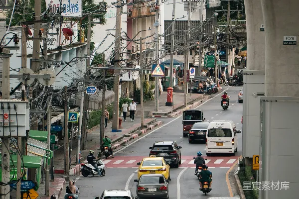 高清摄影 繁忙都市的日常街景