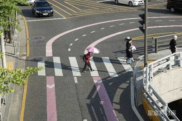 高清摄影 城市街道上的日常场景