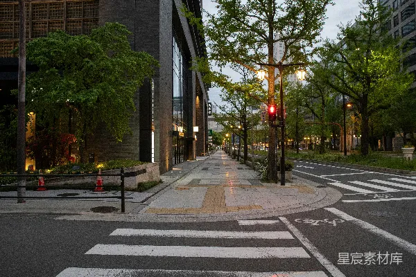 高清摄影 静谧的都市黄昏