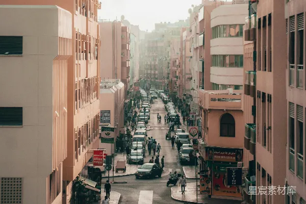高清摄影 繁忙的都市街道