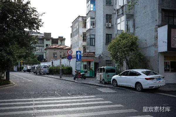 高清摄影 城市街景与街边小店