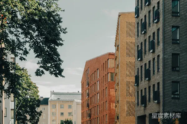 高清摄影 城市中的宁静街道