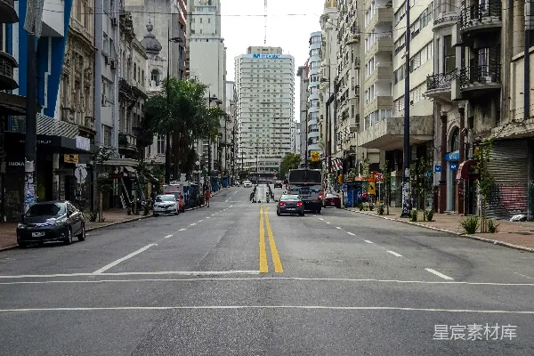高清摄影 城市中的静谧街道