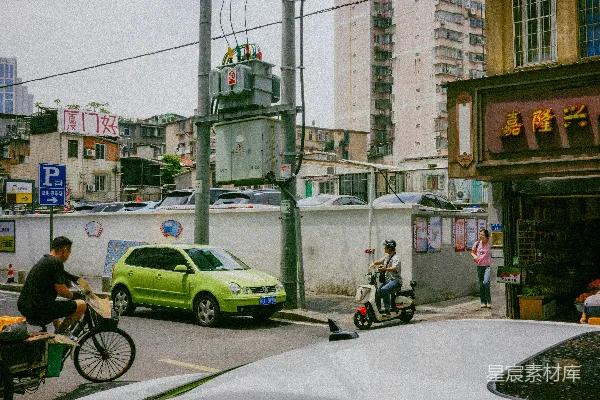 高清摄影 城市街景：日常生活的瞬间