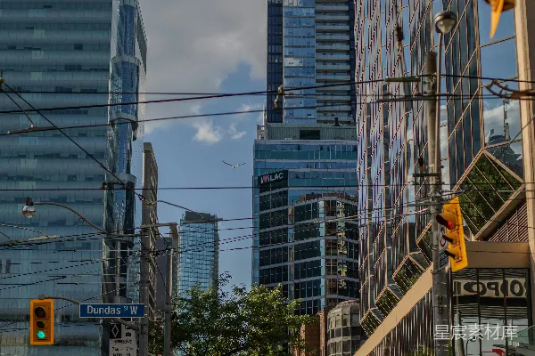 高清摄影 多伦多街头的都市风景