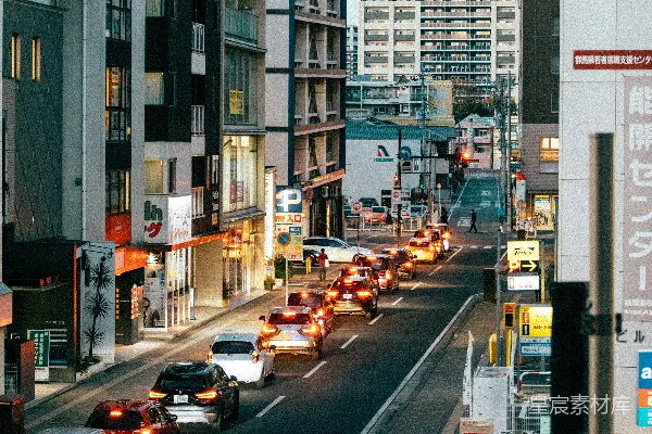 高清摄影 东京街头的黄昏时光