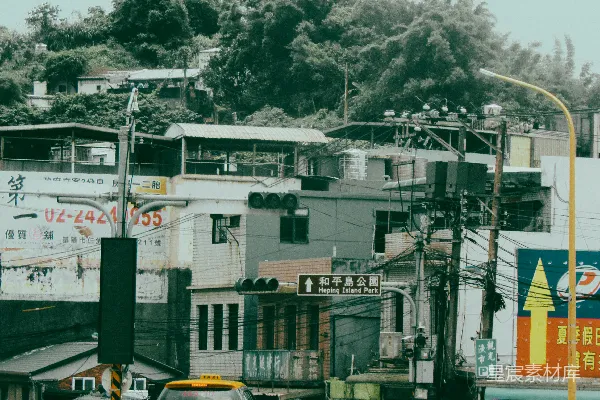 高清摄影 城市中的宁静角落