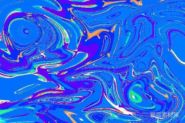 高清摄影 流动的色彩漩涡