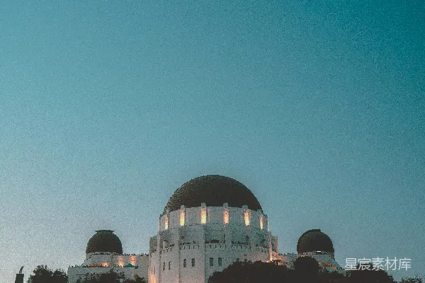 高清摄影 格里菲斯天文台的夜景