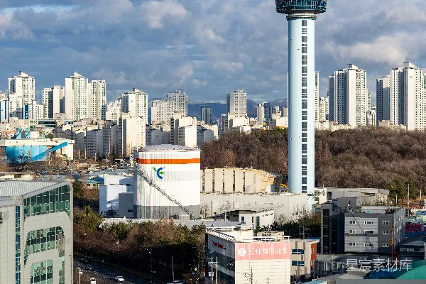 高清摄影 首尔市景与首尔塔