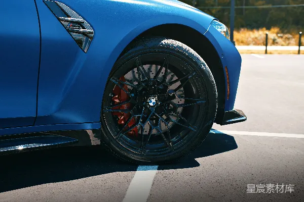 高清摄影 蓝色高性能BMW M4 M Performance