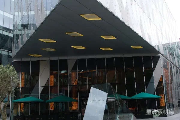 高清摄影 现代风格玻璃建筑入口