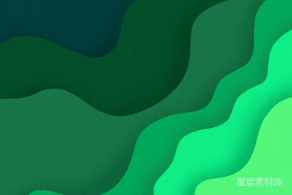 高清摄影 流线型绿色渐变背景