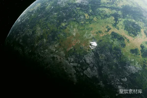 高清摄影 地球上的太空飞船