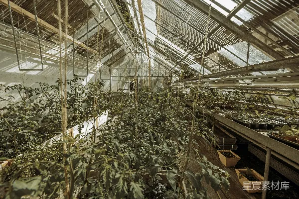 高清摄影 温室中的植物园