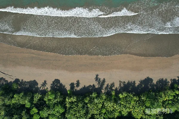 高清摄影 热带海滩俯瞰