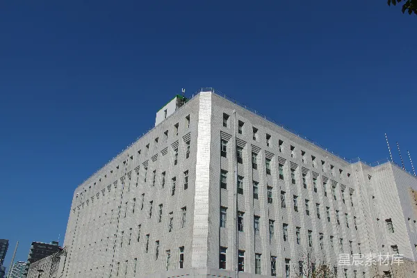 高清摄影 现代城市中的白色建筑