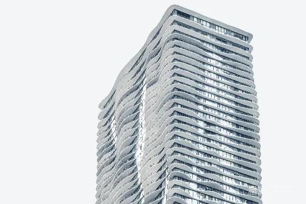 高清摄影 现代波浪型建筑