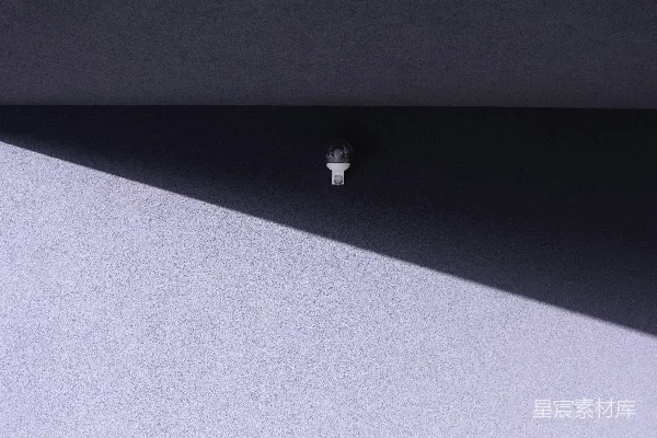 高清摄影 光影交错的墙面