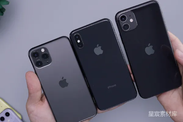 高清摄影 三款不同型号的iPhone对比