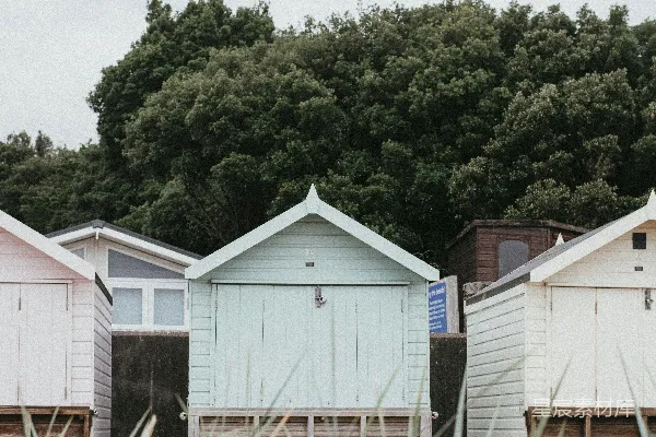 高清摄影 海边的小屋