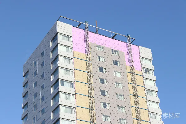高清摄影 高层建筑施工中的保温隔热工程