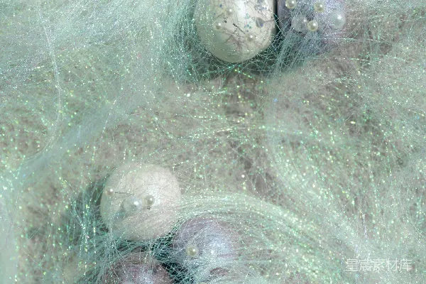 高清摄影 闪闪发光的珍珠装饰