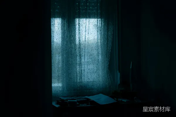 高清摄影 昏暗房间的窗口