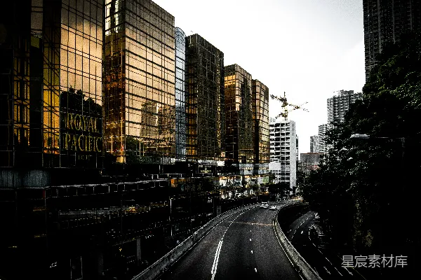 高清摄影 现代化都市的清晨