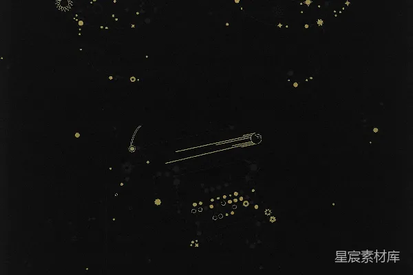 高清摄影 星空下的流星