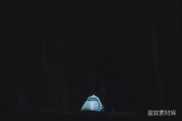 高清摄影 夜幕下的帐篷