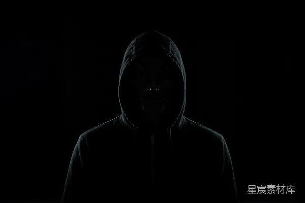 高清摄影 匿名者：黑暗中的神秘身影