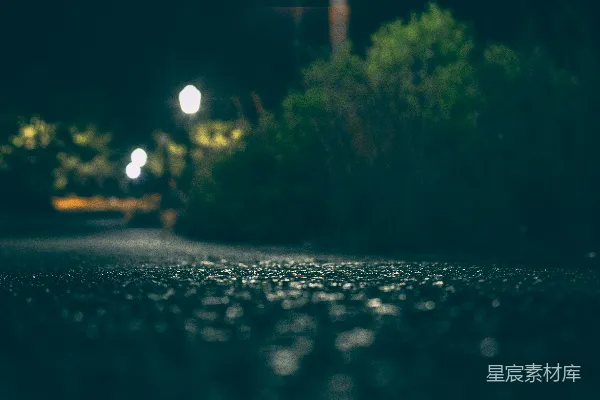 高清摄影 夜色中的街道