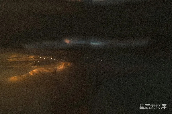 高清摄影 夜空中神秘的光点