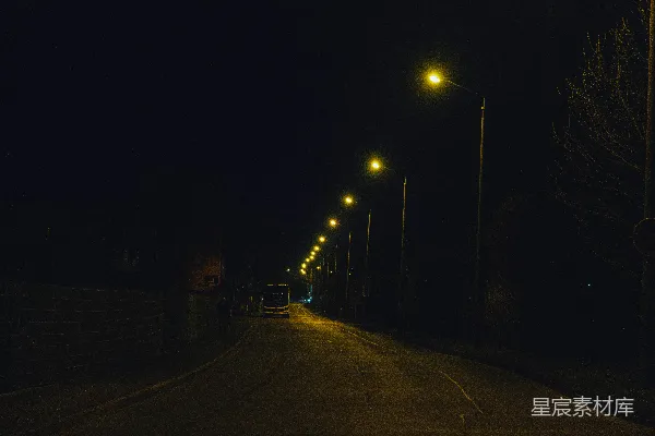 高清摄影 夜幕下的街道
