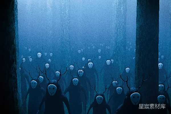 高清摄影 幽灵森林的微笑