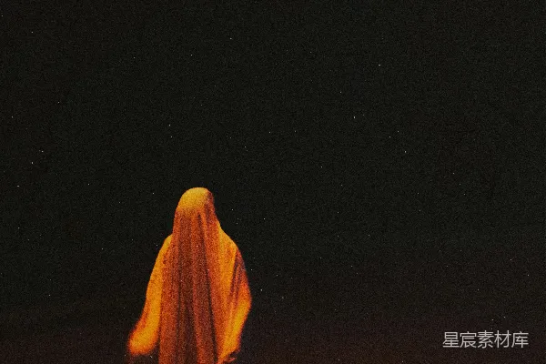 高清摄影 黑暗中的神秘身影