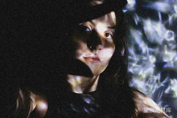 高清摄影 神秘夜色下的光影人像
