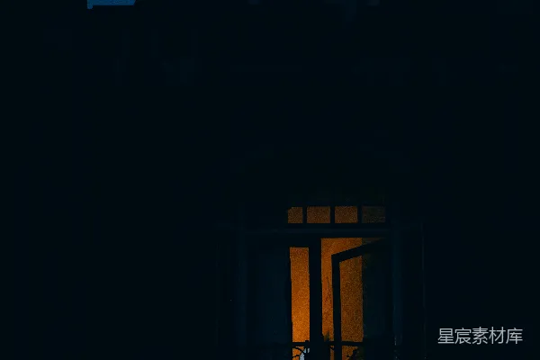 高清摄影 夜色中的古宅