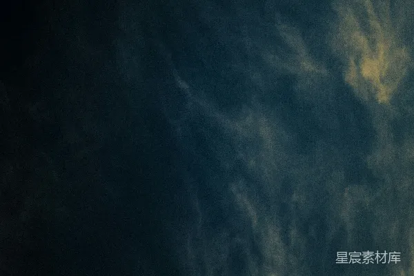 高清摄影 夜空中的神秘云雾